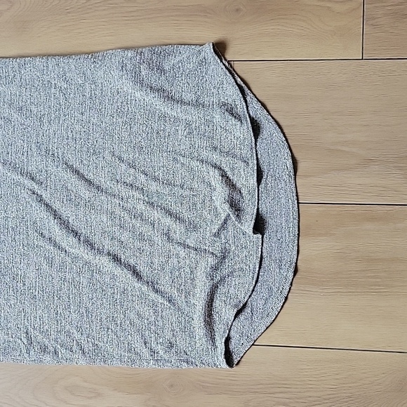 Aritzia Wilfred Free Lisiere Bodycon V-Neck Heathered Midi Dress M - Picture 4 of 9